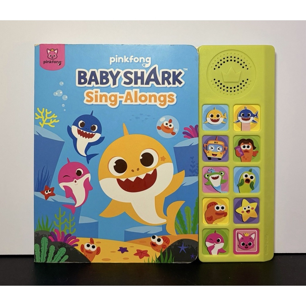 Baby Shark Sing-Alongs 10 Button Sound Book | Baby Shark Toys - Toy - Very Good